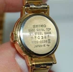 1971 Vintage Seiko Ladies Round Watch Ready to Wear  