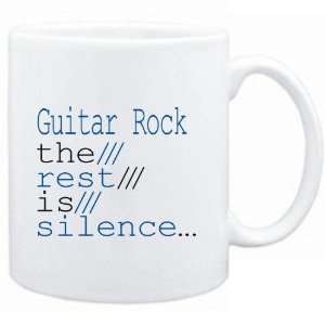  Mug White  Guitar Rock the rest is silence  Music 
