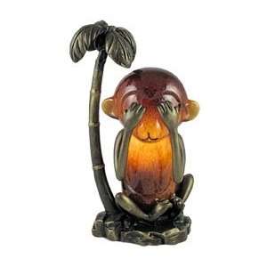  Tiffany Style See No Evil Monkey Stained Glass Lamp: Home 