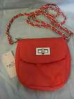  Small Red Evening Clutch Bag Long Shoulder Strap Purse 0014186183