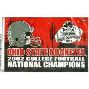 Express Ohio State Buckeyes 2002 National Champions 3x5 Banner Flag 