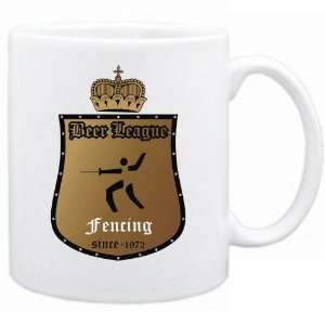  New  Beer League   Fencing , Since 1972  Mug Sports 