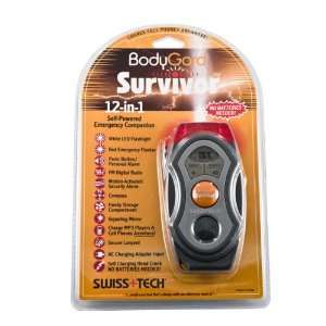  New Swisstech Tools 12 in 1 Body Guard Survivor Clam Pack 