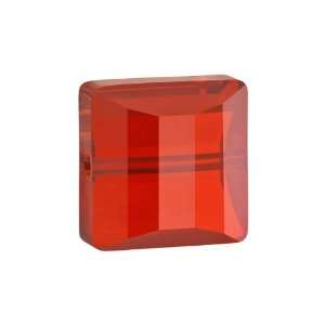  5624 14mm Stairway Bead Crystal Red Magma Arts, Crafts & Sewing