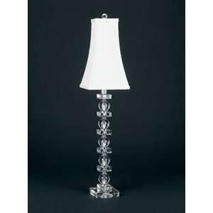  Lamp Works 737 Crystal Estrella Square Orb Table Buffet 
