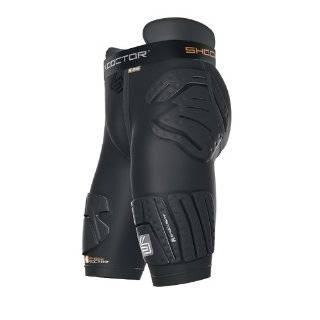Shock Doctor Shockskin 5 Pad Impact Short with Integrated Ext Hip Pads