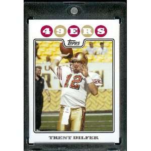 2008 Topps # 16 Trent Dilfer   San Francisco 49ers   NFL Trading Cards 