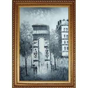  Paris, Champs Elysees, Arc de Triumph Oil Painting, with 
