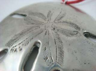 Jim Marsh Low Country Pewter Huge Sand Dollar Ornament  