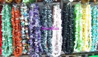 wholesale 100strds nature gemstone stone necklace new  