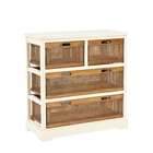 Safavieh Willow Storage Cabinet with Four Drawers in Distressed White