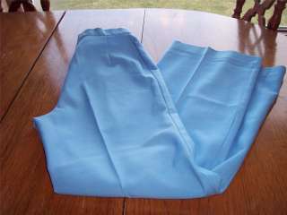 Vintage Womens Baby Blue Polyester Pantsuit Pant suit M Rockabilly 