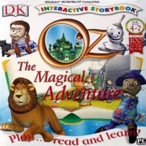 THE MAGICAL ADVENTURE Wizard of Oz~ DK~ages 4 7~CD/ROM  