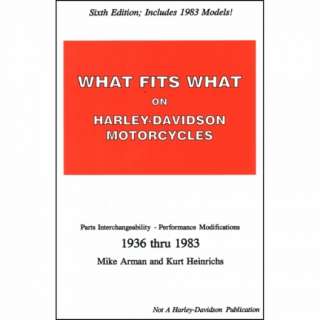 What Fits What on Harley Davidson Motorcycles Book HD chopper bobber 