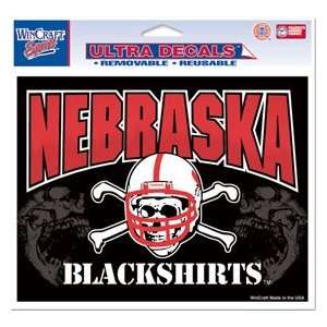  Nebraska Huskers 5x6 Color Ultra Decal   Blackshirts 
