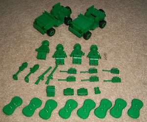 Lego 7595 Army Men + Extra Jeep + extra accs  