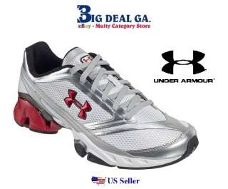 Under Armour Quick Trainer White/Black/Red Diff Sizes New  