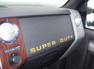 Super Duty Dash Letter Inserts for your 2008 F Series 250 350 450 