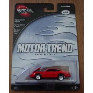   Wheels Motor Trend Magazine Series Jaguar XKR 2/4 Red: Toys & Games