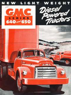 1950 GMC 640   650 Light Diesel Truck Sales Brochure  