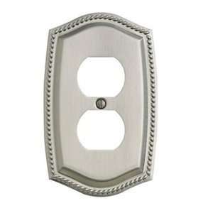   Baldwin Hardware Rope Design Receptacle Outlet Cover