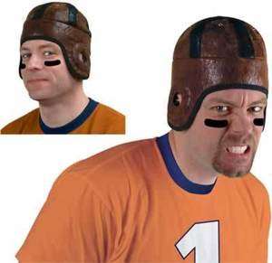 Old Time Retro Football Helmet Hat Leatherhead Costume  