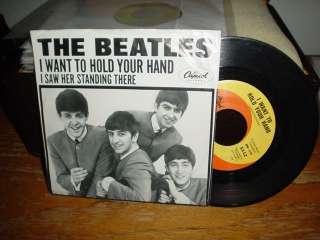 BEATLES 45RPM WANT TO HOLD YOUR HAND RARE CAPITAL 5112  