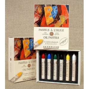  Sennelier Oil Pastel Set  Introductory Set of Six Colors 