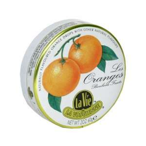La Vie La Vosgienne Orange Drops, 2oz Tins (Pack of 5)  