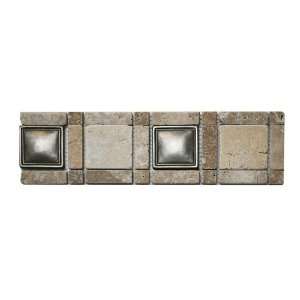  Summit Tile Group 3.25W x 11L Pewter Travertine 07364L 