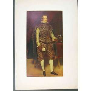  King Philip Iv Of Spain Painted By Velazquez 1913 Print 