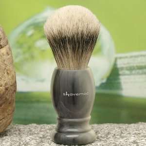  Shaving Brush, hand bound, silvertip, horn imitation 439 