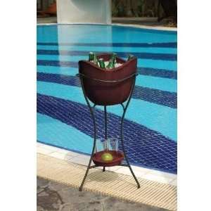  Alfresco Home Olas Outdoor Beverage Cooler With Shelf And 