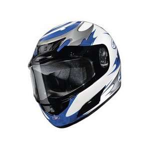  Z1R 2010 Stance Vertigo Snowmobile Helmet BLUE/WHITE MD 