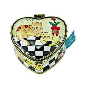  Kelvin Chen Heart Shaped Postage Stamp Holder   Cats 