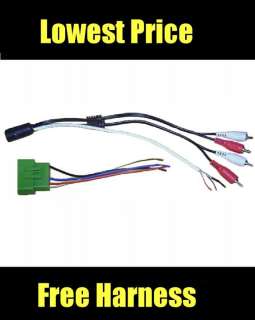 AFTERMARKET STEREO TO VOLVO AMP WIRING HARNESS CABLE  