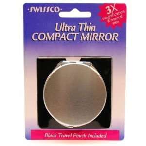  Swissco Mirror Ultra Thin Compact 3X (Case of 6): Beauty