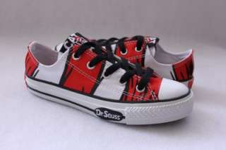 converse kids dr seuss ox white shoe sneaker size 13