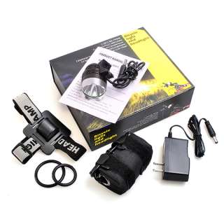 Outdoor CREE XM L T6 LED Max 1000Lm Headlamp / Bicycle Light SET US