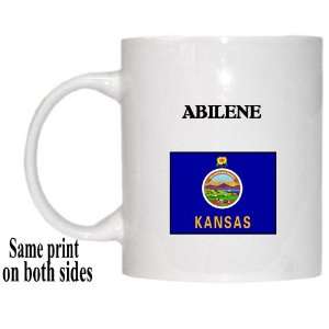  US State Flag   ABILENE, Kansas (KS) Mug 