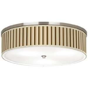    Fawn Stripes Nickel 20 1/4 Wide Ceiling Light: Home Improvement