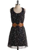    ably Tweet Dress  Mod Retro Vintage Printed Dresses  ModCloth