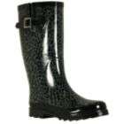 western chief women s tight leopard rain boot grey