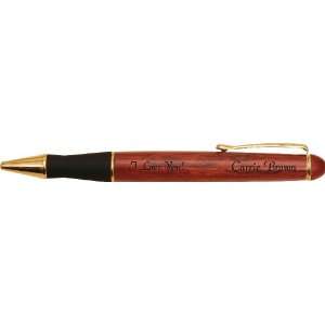  Personalized Rosewood Pen with Grip: Office Products