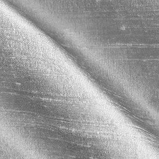   Cotton/Silk Poplin Silver Fabric By The Yard Arts, Crafts & Sewing