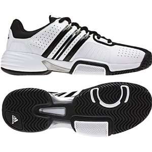  Adidas Barricade Team Mens White/Black/Silver Sports 