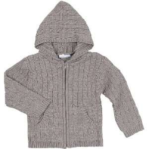  Elegant Baby Hood Sweater  12 Mos  Taupe Baby