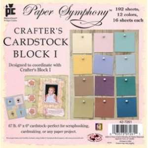  Paper Symphony Crafters Block I Cardstock Office 