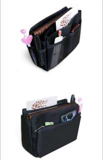 Lady Girl Handbag Makeup Tool Holder Cosmetic Purse Organizer Clutch 