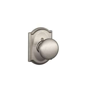   Nickel Dummy Plymouth Style Knob with Camelot Rose: Home Improvement